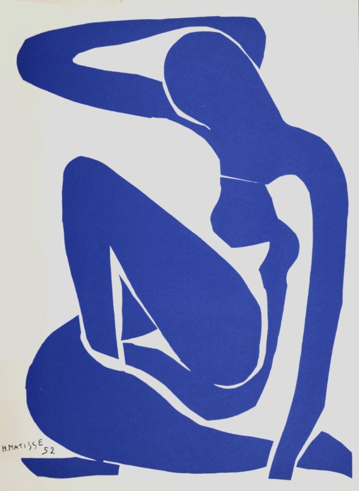 Lithographie Matisse (After) - Nu Bleu I, 1958
