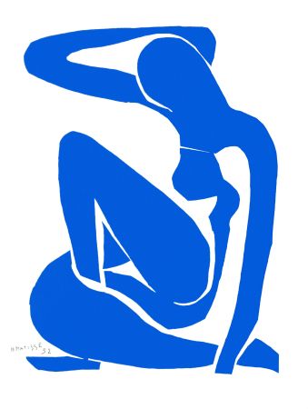Lithographie Matisse - Nu Bleu I (Blue Nude I)