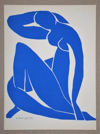 Lithographie Matisse (After) - Nu bleu II.-1952