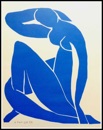 Lithographie Matisse (After) - NU BLEU II