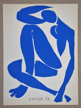 Lithographie Matisse (After) - Nu bleu IV.-1952