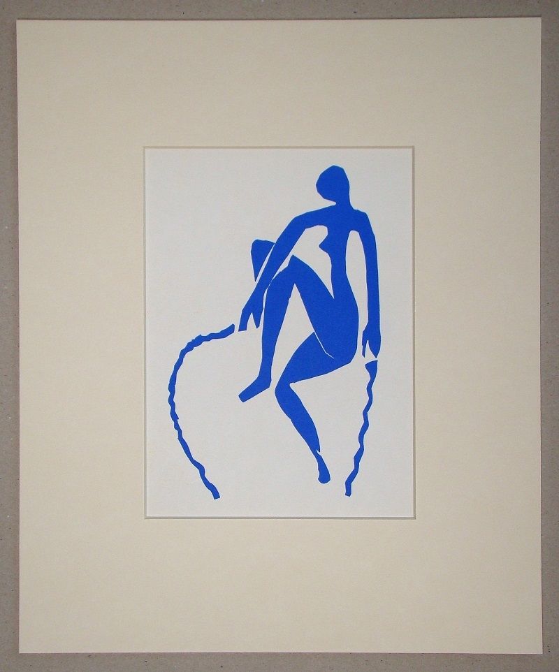 Lithographie Matisse (After) - Nu bleu, sauteuse de corde - 1952