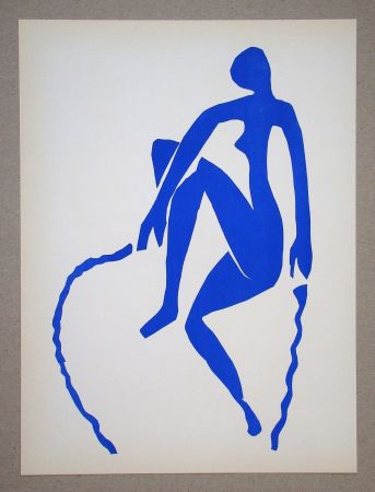 Lithographie Matisse (After) - Nu bleu, sauteuse de corde - 1952