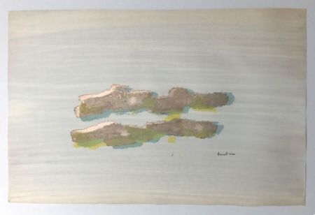 Lithographie Fautrier - Nuages