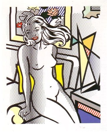 Hochdruck Lichtenstein - Nude with Yellow Pillow