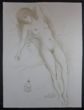 Lithographie Dali - Nudes Nude With Raised Arm