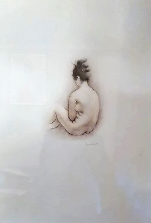 Lithographie Messina - Nudo di schiena