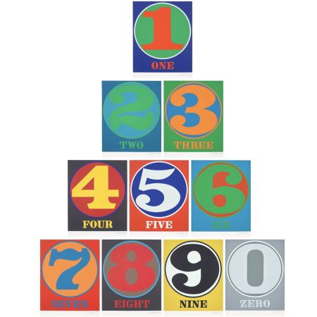 Siebdruck Indiana - Numbers
