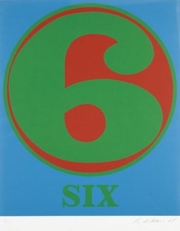 Siebdruck Indiana - Numbers portfolio: Six 