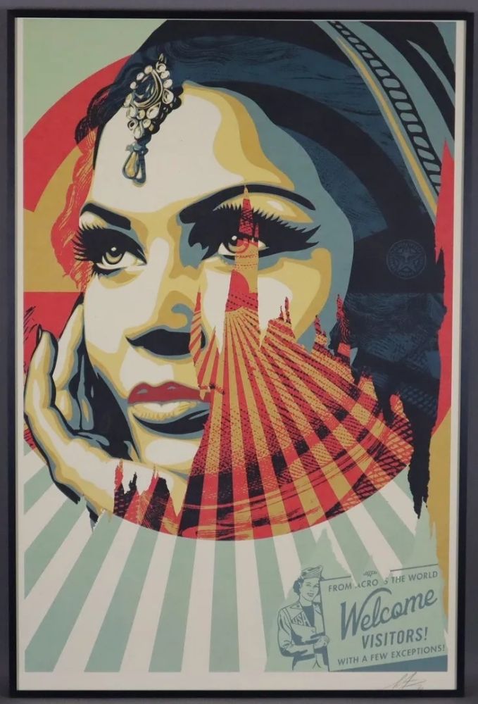 Lithographie Fairey - Obey 