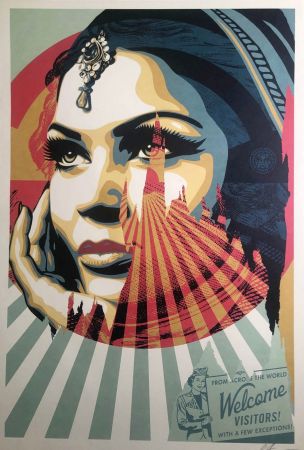 Lithographie Fairey - Obey 