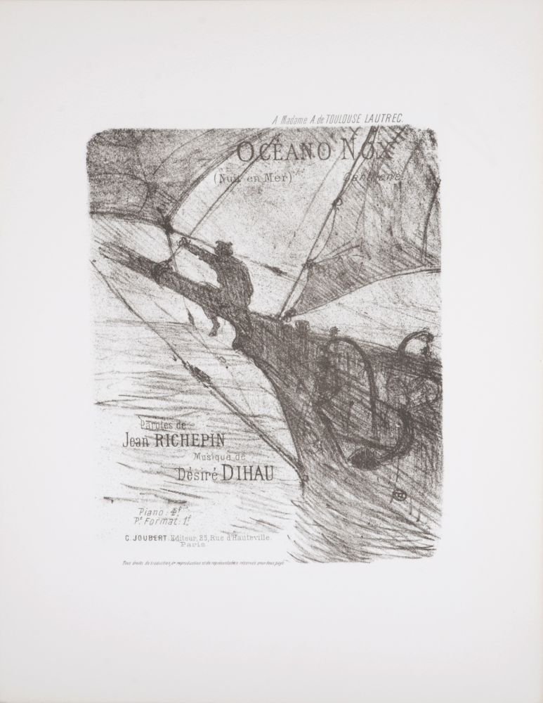 Lithographie Toulouse-Lautrec - Oceano Nox, 1895