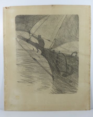Keine Technische Toulouse-Lautrec -  Oceano Nox. 1895. 1er état. Numérotée.