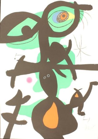 Lithographie Miró - ODA A JOAN MIRO'