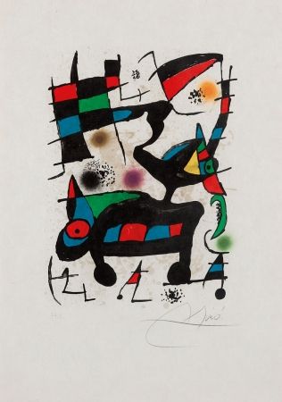 Lithographie Miró - Oda a Joan Miro