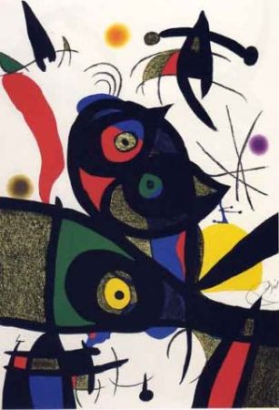 Lithographie Miró - Oda a Joan Miró