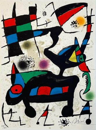 Lithographie Miró - Oda a Joan Miró (Planche I) 