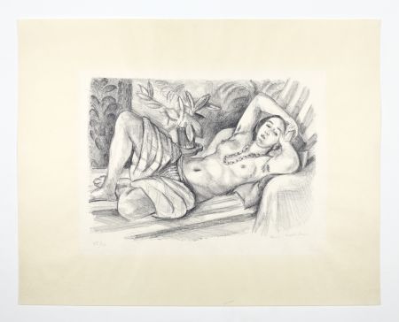 Lithographie Matisse - Odalisque au Magnolia