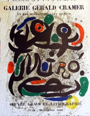 Lithographie Miró - Oeuvre Grave Et Lithographie