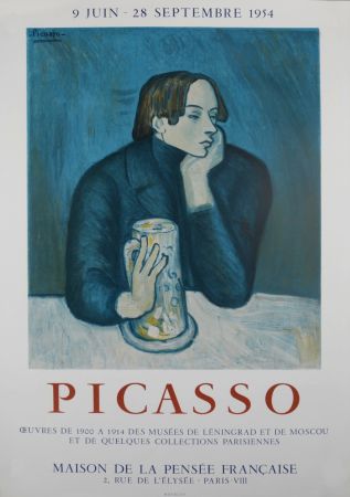 Lithographie Picasso - Oeuvres de 1900 à 1914 des Musées de Léningrad et de Moscou et de quelques collections parisiennes