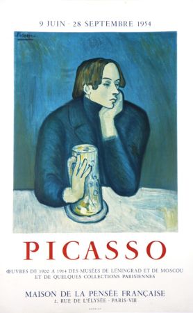 Lithographie Picasso - Oeuvres des Musées de Leningrad et Mouscou  