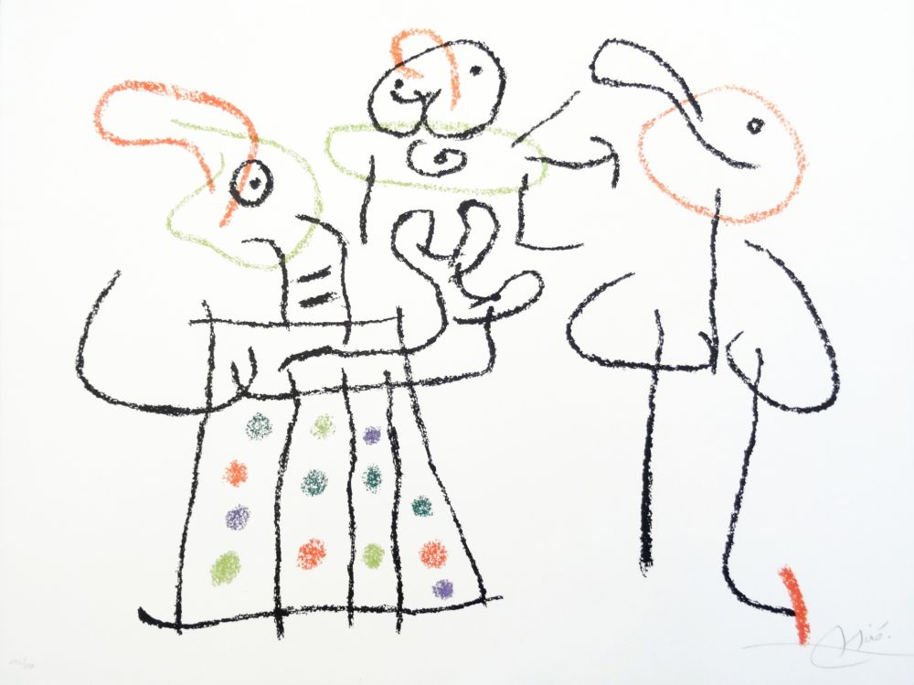 Lithographie Miró - Oeuvres récentes, 1953