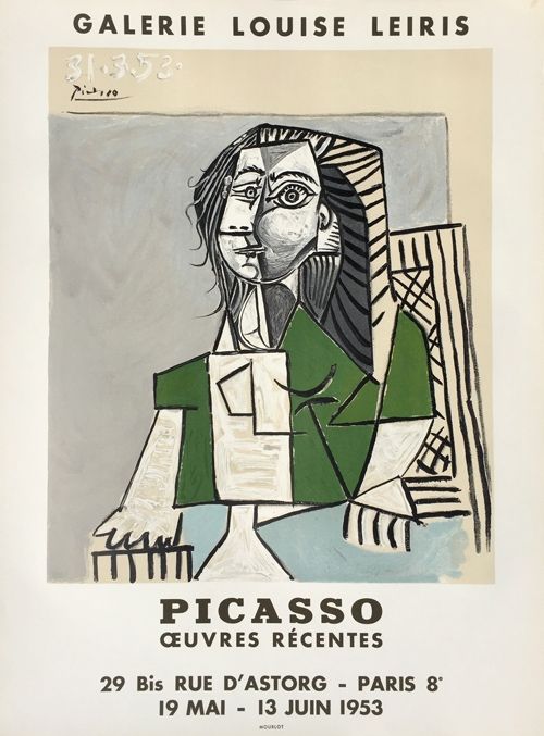 Lithographie Picasso - Oeuvres Récentes, Galerie Louise Leiris