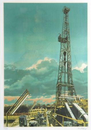Siebdruck Blackwell - Oil Well