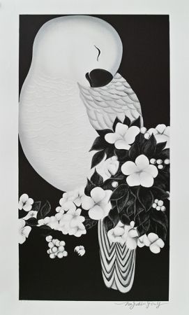 Lithographie Tongzhengang - Oiseau 3