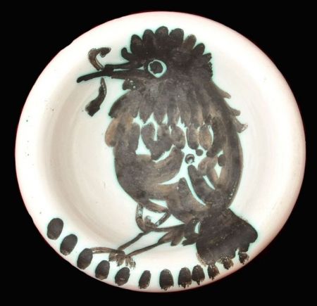 Keramik Picasso - Oiseau au ver