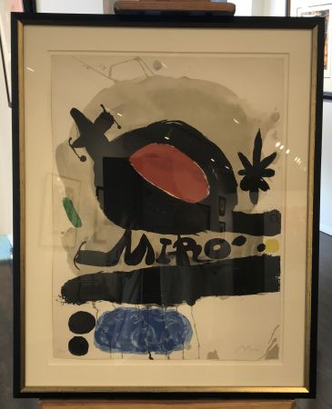Lithographie Miró - Oiseau Solaire, Oiseau Lunaire, Etincelles (Solar Bird, Lunar Bird, Sparks)