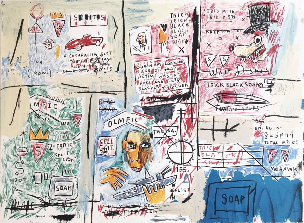 Siebdruck Basquiat - Olympic