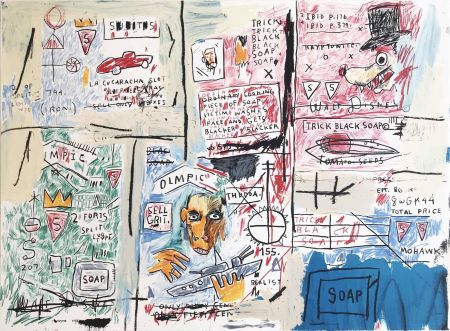 Siebdruck Basquiat - Olympic