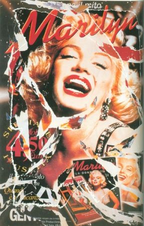 Siebdruck Rotella - Omaggio a Marilyn (A Tribute to Marilyn) I 