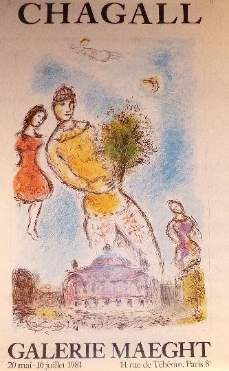 Plakat Chagall - Opera garnier