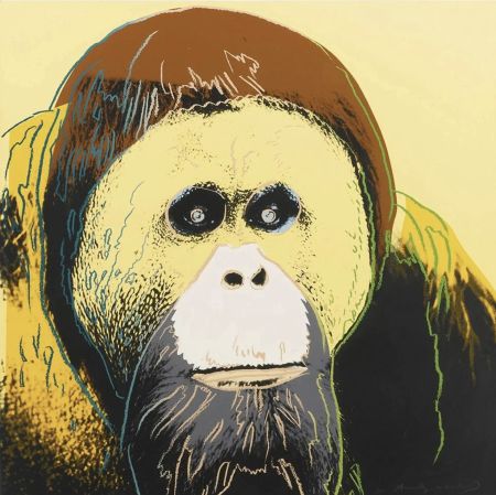 Siebdruck Warhol - Orangutan (F. & S. II. 299)