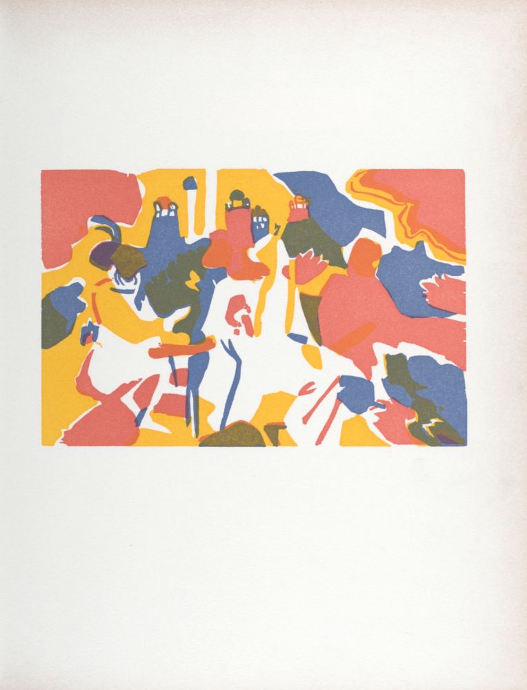 Holzschnitt Kandinsky (After) - Oriental, Klänge, 1974