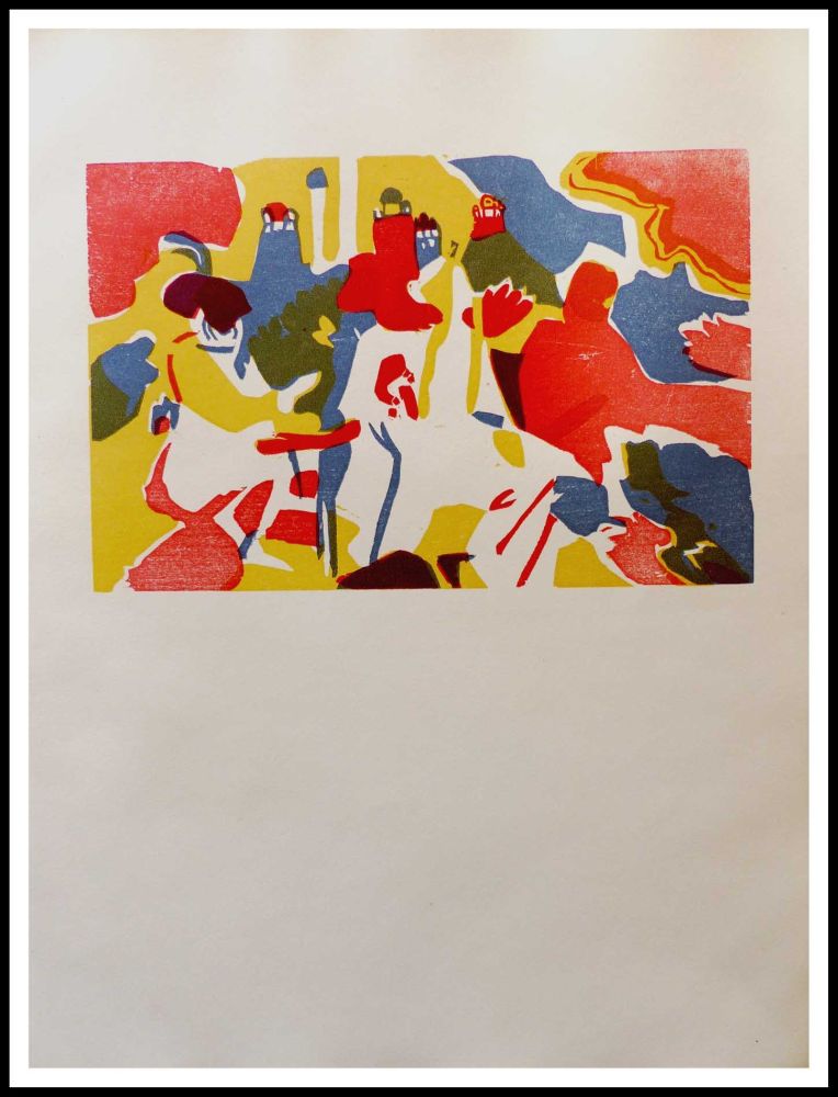 Holzschnitt Kandinsky - ORIENTALES