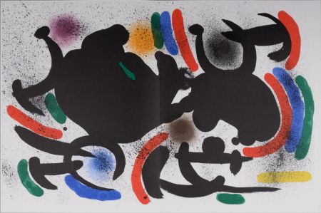 Lithographie Miró - Original Lithographie VII, 1972