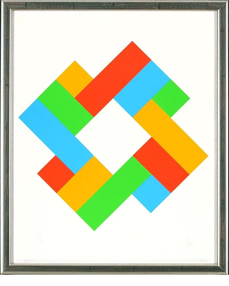 Siebdruck Bill - O.T., Komposition, 1982