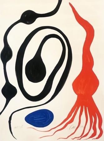Lithographie Calder - Our Unfinished Revolution: Octopus/ Squid