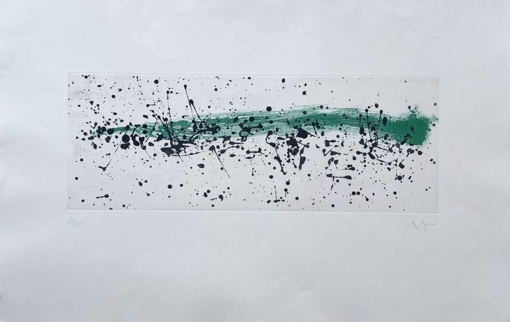 Aquatinta Miró - Ouvrage du vent I 