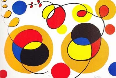 Lithographie Calder - Overlapping