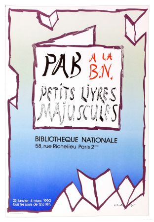 Plakat Alechinsky - PAB a la B.N