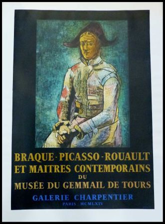 Plakat Picasso - PABLO PICASSO, MUSÉE DU GEMMAIL À TOURS GALERIE CHARPENTIER 