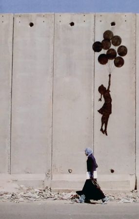 Keine Technische Banksy - Palestinian Wall Card