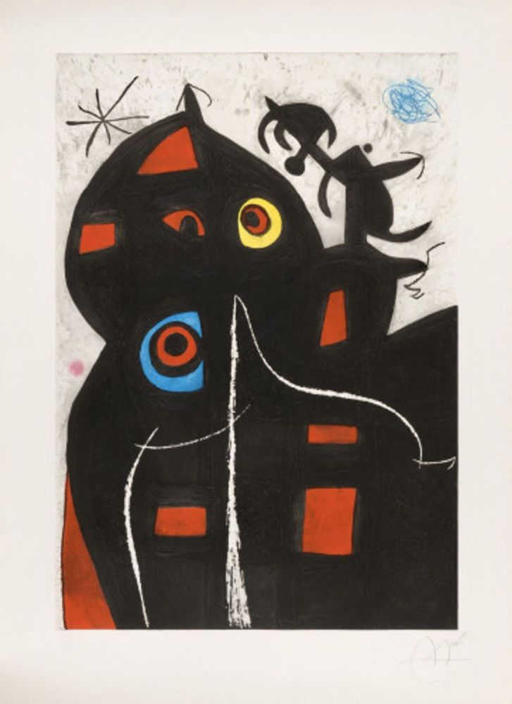 Radierung Und Aquatinta Miró - Pantagruel