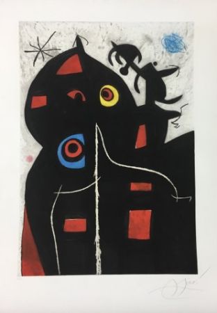 Radierung Und Aquatinta Miró - Pantagruel