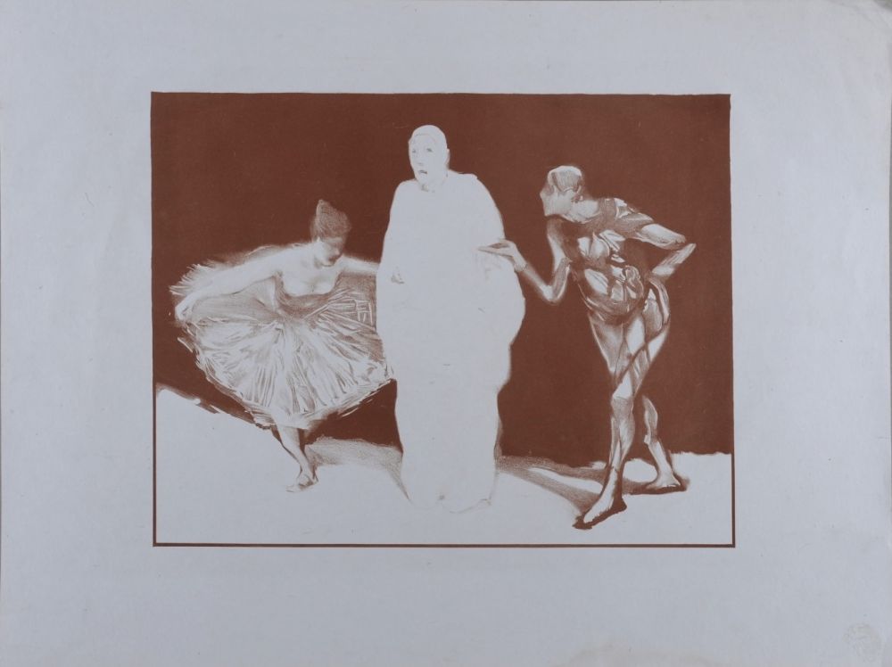 Lithographie Ibels - Pantomime
