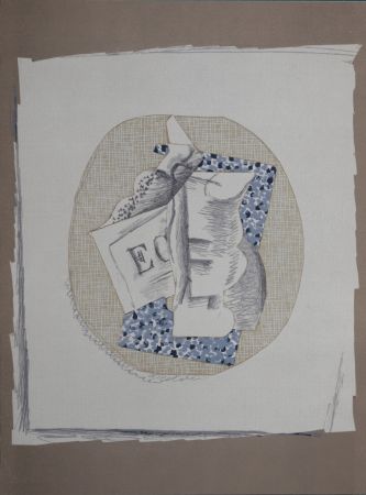 Lithographie Braque - Papiers Collés (A), 1963